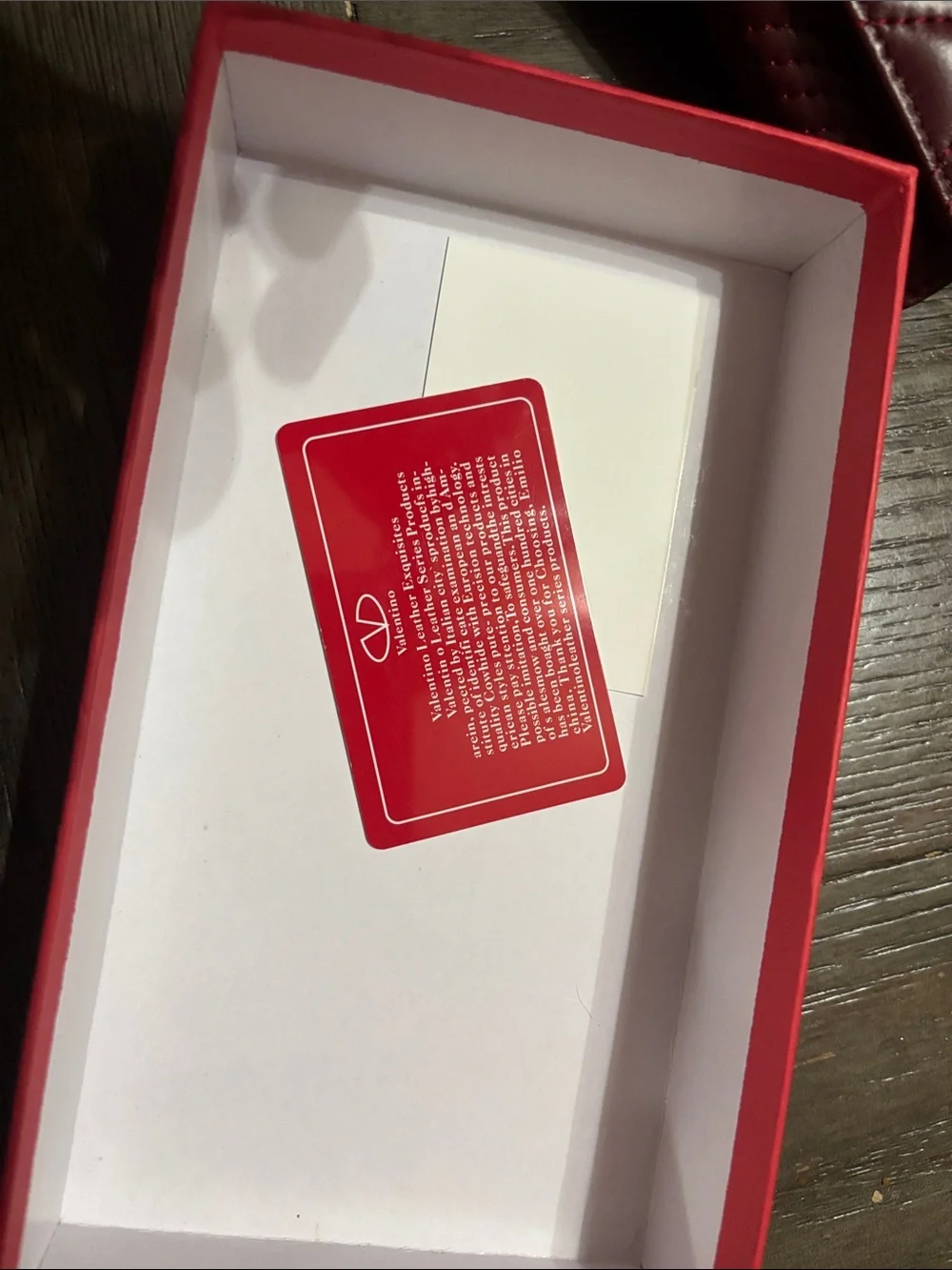 Valentino Garavani Red wallet